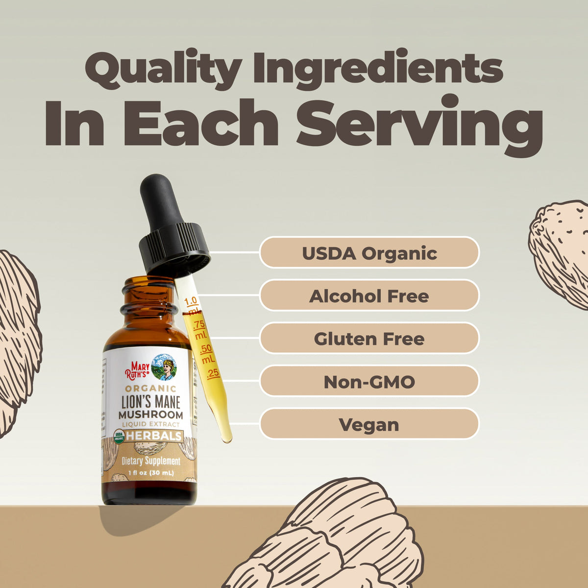 Home Essentials Lion s Mane Drops for daily home and personal routines with general everyday essentials