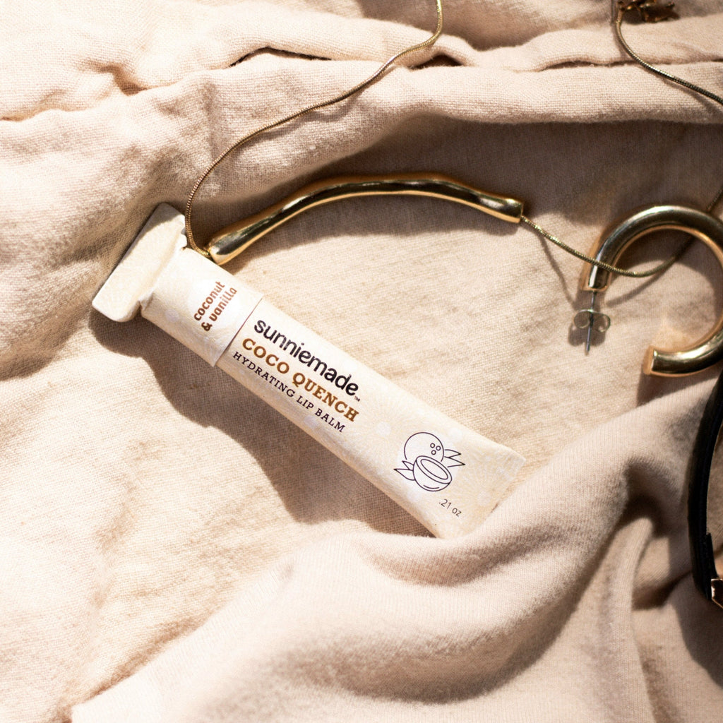 Home Essentials Hydrating Lip Balm - Coco Quench for daily home and personal routines with facial skin and sun care