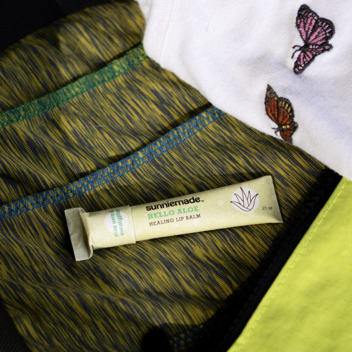 Home Essentials Healing Lip Balm - Hello Aloe for daily home and personal routines with facial skin and sun care
