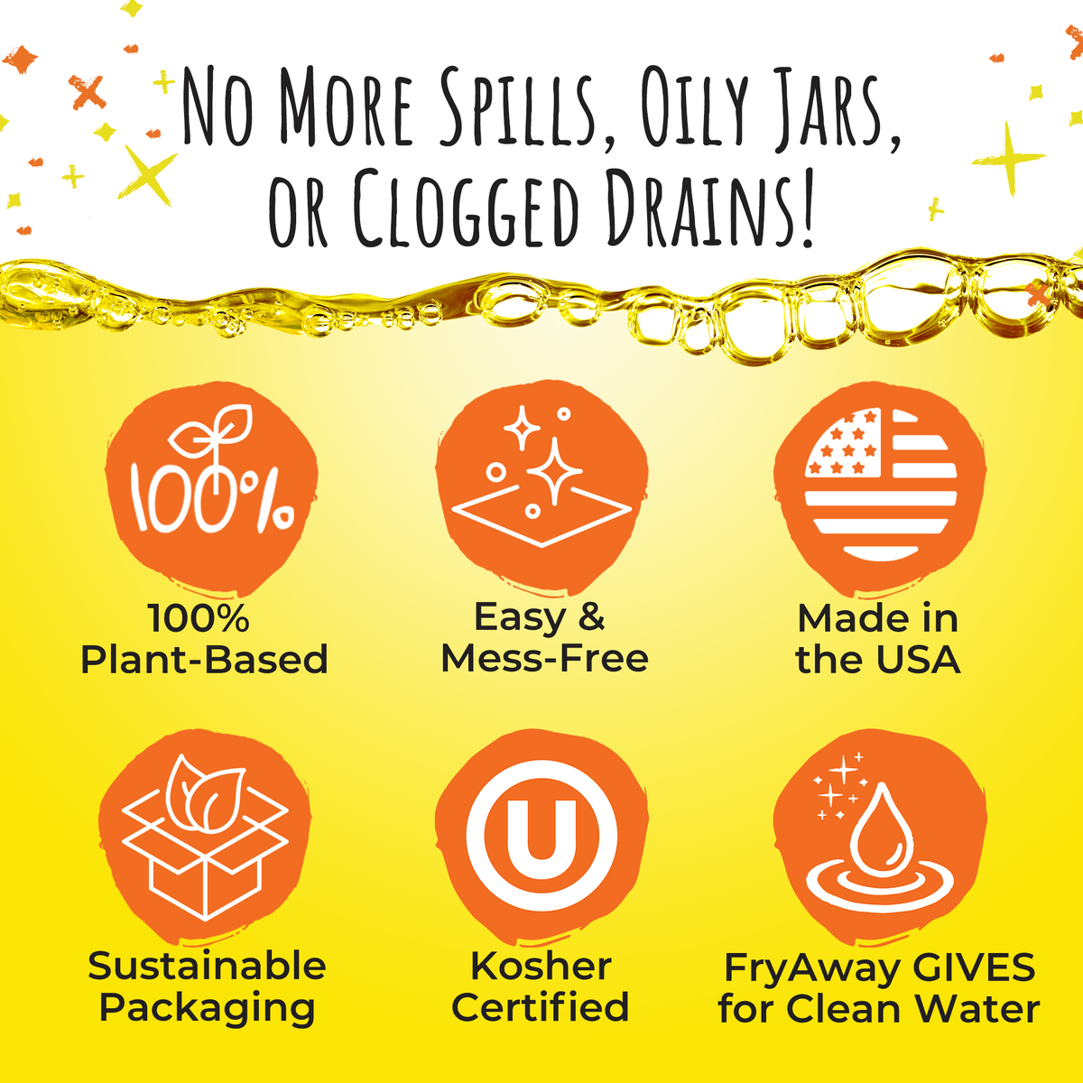 Daily Care Deep Fry Used Cooking Oil Solidifier Powder for daily home and personal routines with cleaning laundry and paper products
