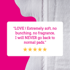 Practical Living FLO Organic Bamboo Period Pads Megapack for daily home and personal routines with bath body and hygiene