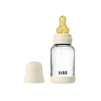 Practical Living Glass Baby Bottle with Natural Rubber Nipple Set - Slow Flow 0+ Months for daily home and personal routines with baby care and kids products