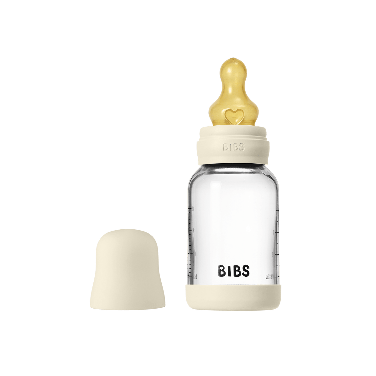 Practical Living Glass Baby Bottle with Natural Rubber Nipple Set - Slow Flow 0+ Months for daily home and personal routines with baby care and kids products
