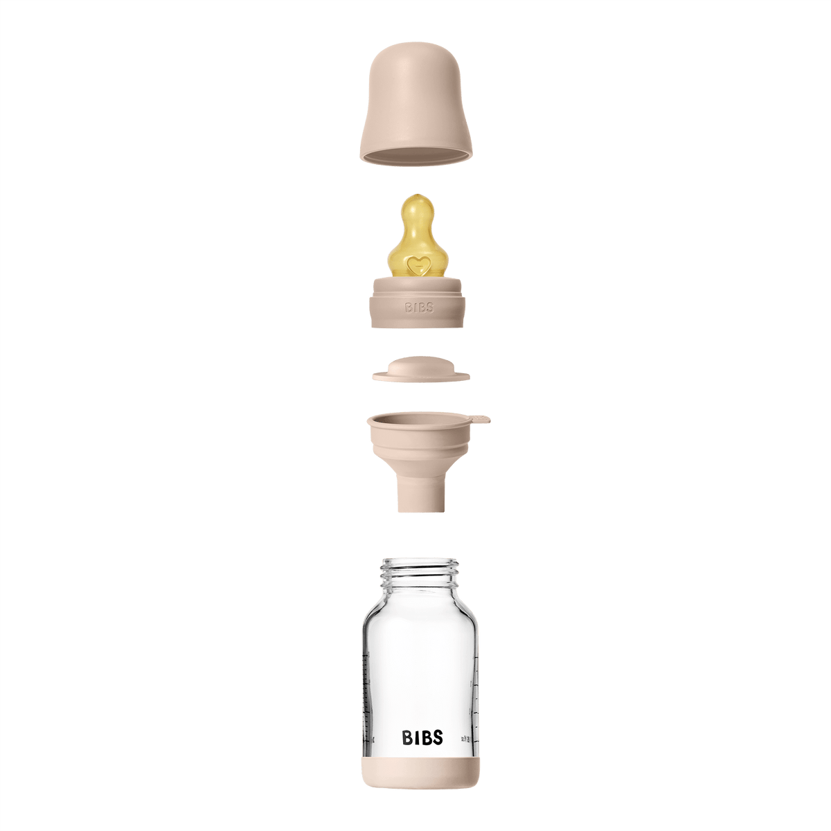 Practical Living Glass Baby Bottle with Natural Rubber Nipple Set - Slow Flow 0+ Months for daily home and personal routines with baby care and kids products