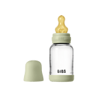 Practical Living Glass Baby Bottle with Natural Rubber Nipple Set - Slow Flow 0+ Months for daily home and personal routines with baby care and kids products