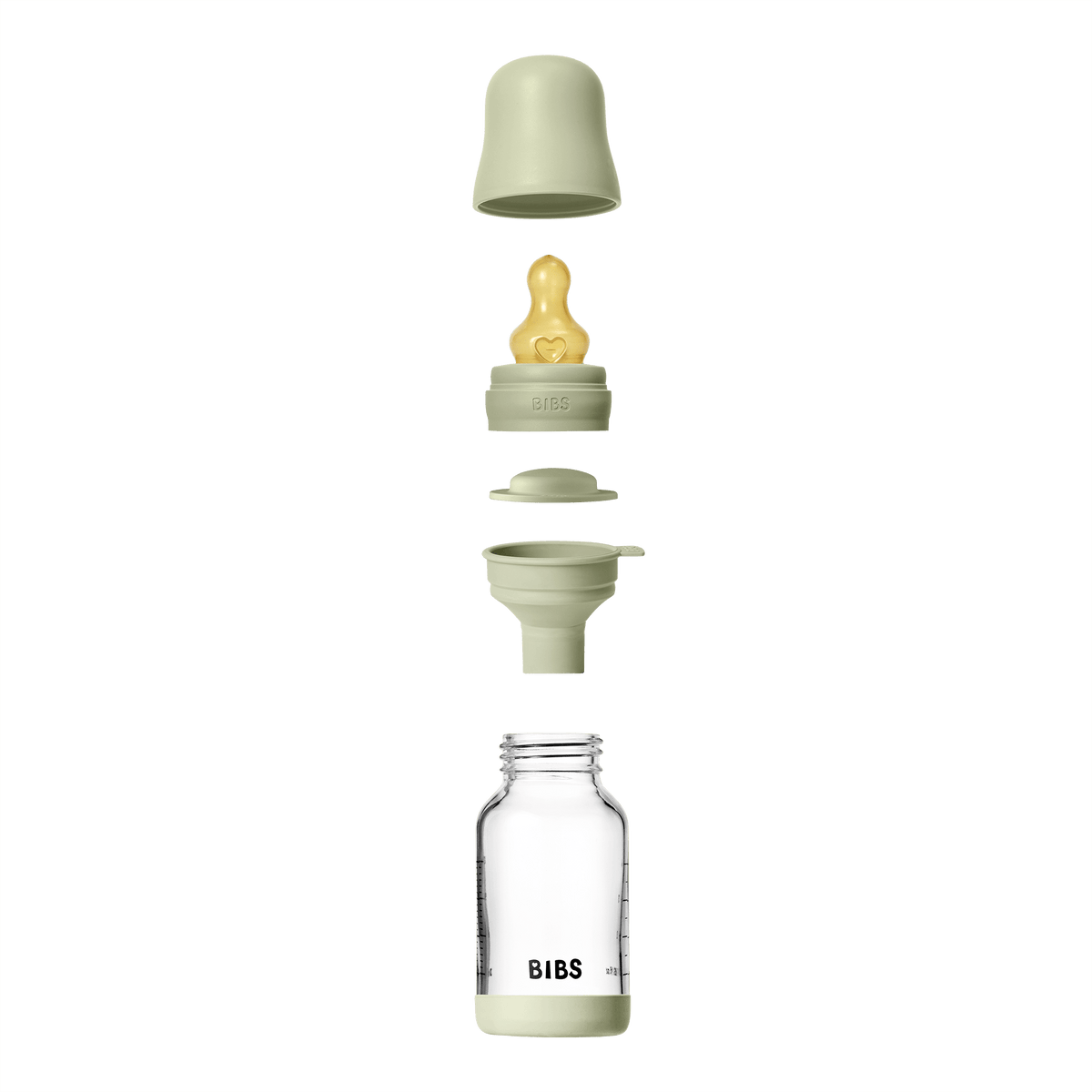 Practical Living Glass Baby Bottle with Natural Rubber Nipple Set - Slow Flow 0+ Months for daily home and personal routines with baby care and kids products