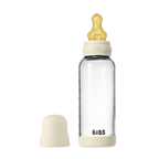 Daily Care Glass Baby Bottle with Natural Rubber Nipple Set - Medium Flow 2+ Months for daily home and personal routines with baby care and kids products