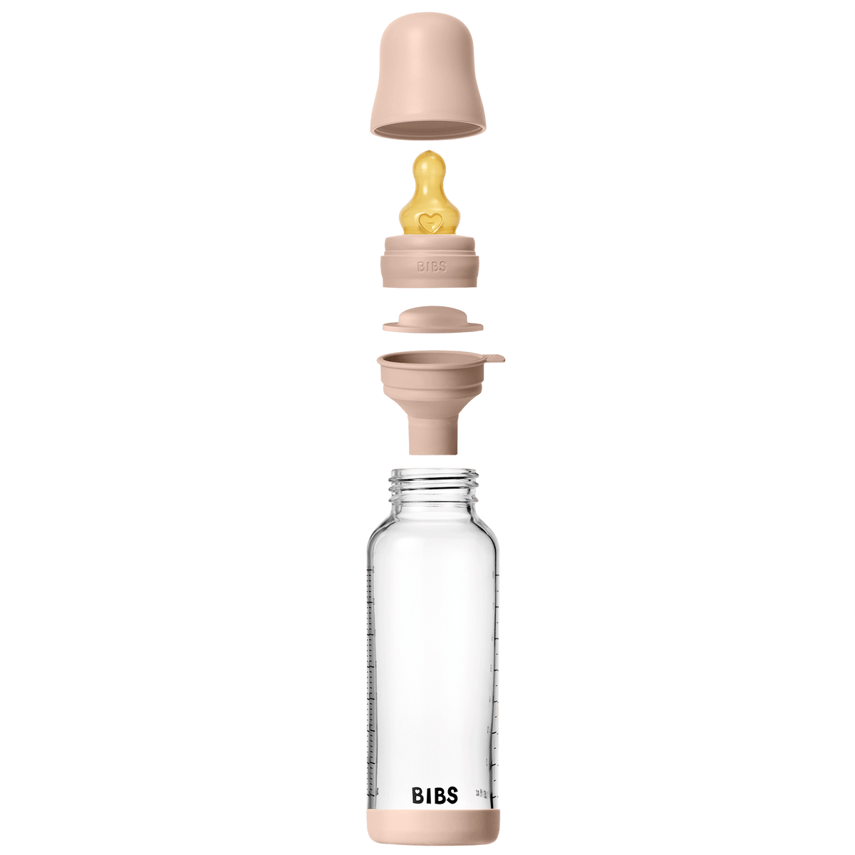 Daily Care Glass Baby Bottle with Natural Rubber Nipple Set - Medium Flow 2+ Months for daily home and personal routines with baby care and kids products