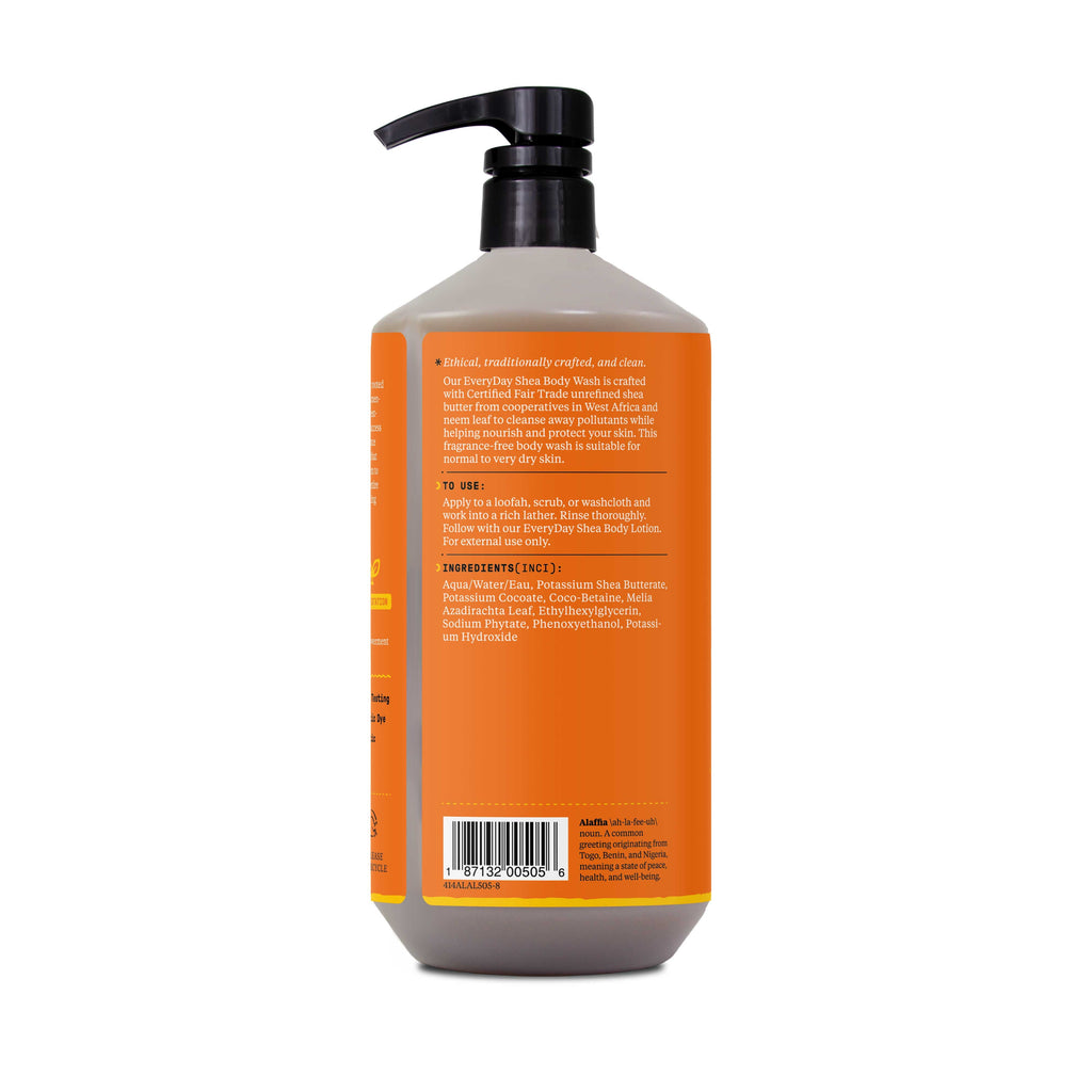 Routine Ready EveryDay Shea Body Wash for daily home and personal routines with bath body and hygiene
