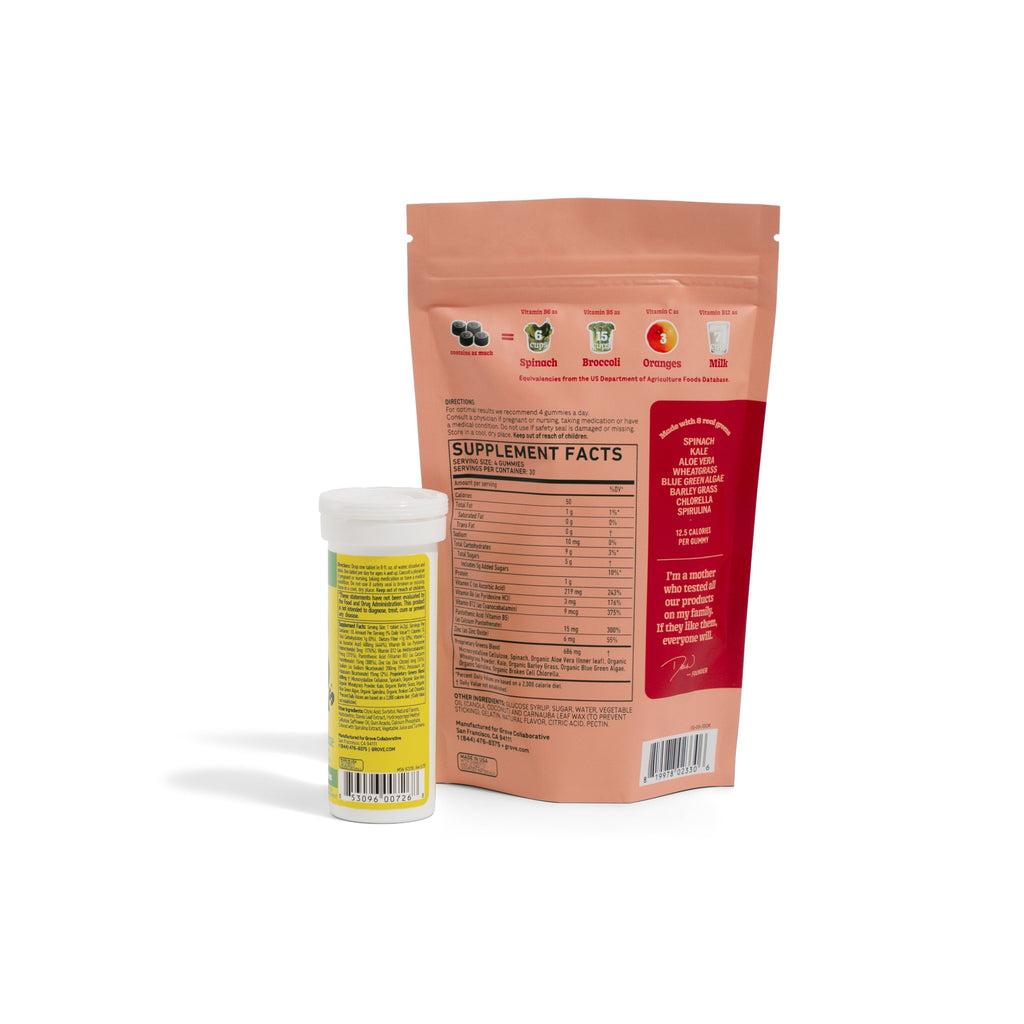 Routine Ready 10 Day Trial Kit - Gummies + Tablets for daily home and personal routines with pantry foods and beverages
