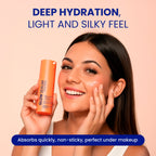 Routine Ready Glow Serum Face Milk for daily home and personal routines with facial skin and sun care
