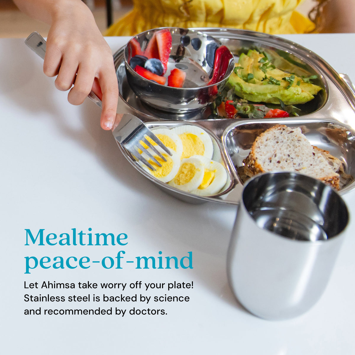 Routine Ready Balanced Bites Divided Plate for daily home and personal routines with baby care and kids products