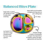 Routine Ready Balanced Bites Divided Plate for daily home and personal routines with baby care and kids products