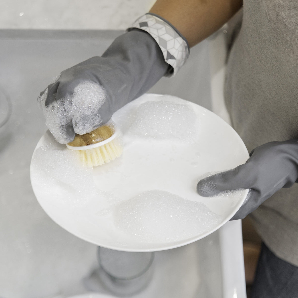 Practical Living High and Dry Cleaning Gloves for daily home and personal routines with cleaning laundry and paper products