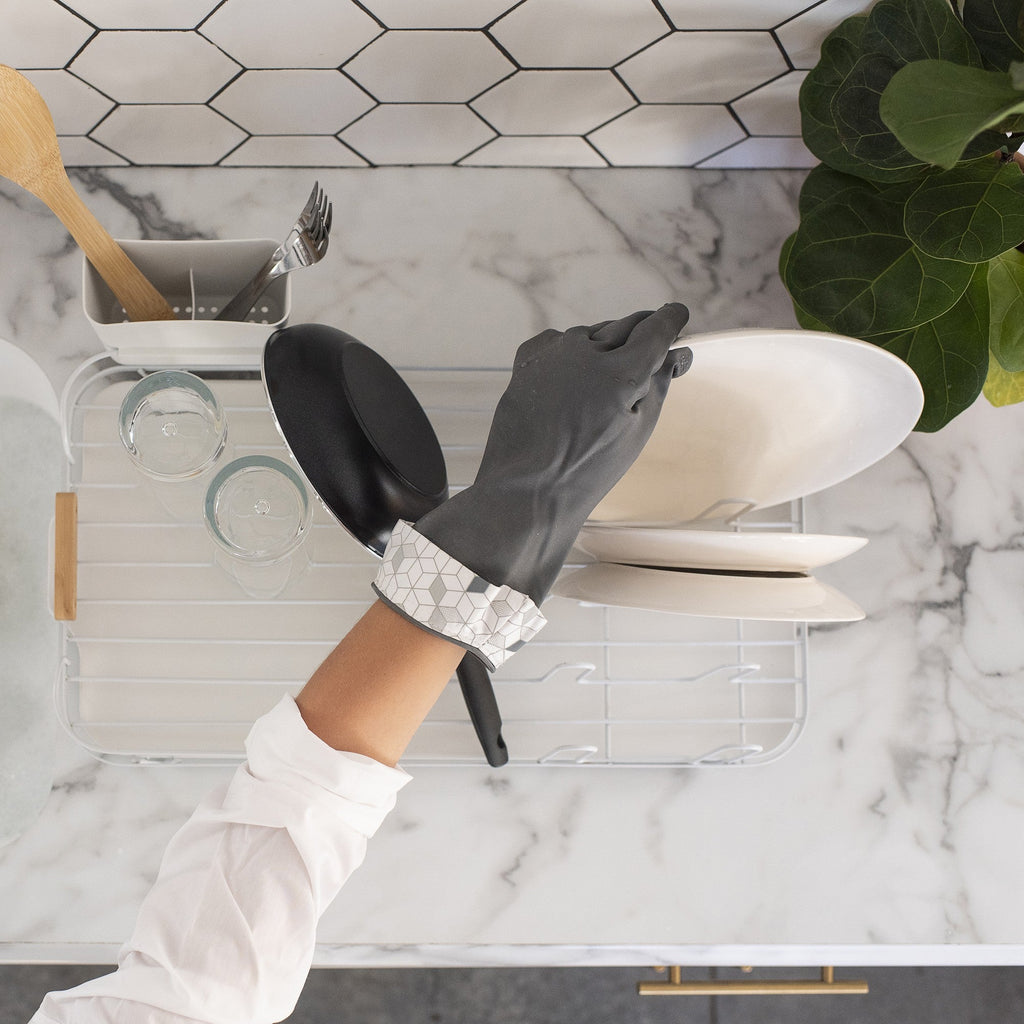 Practical Living High and Dry Cleaning Gloves for daily home and personal routines with cleaning laundry and paper products