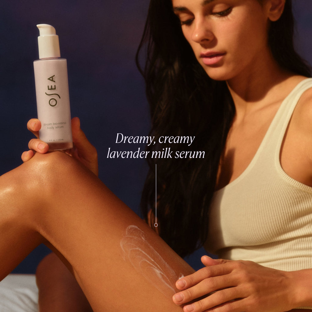 Home Essentials Dream Bio-Retinol Body Serum for daily home and personal routines with facial skin and sun care