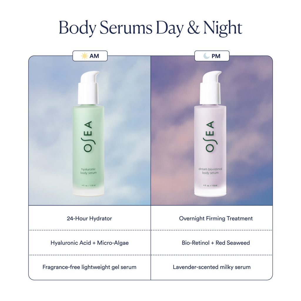 Home Essentials Dream Bio-Retinol Body Serum for daily home and personal routines with facial skin and sun care