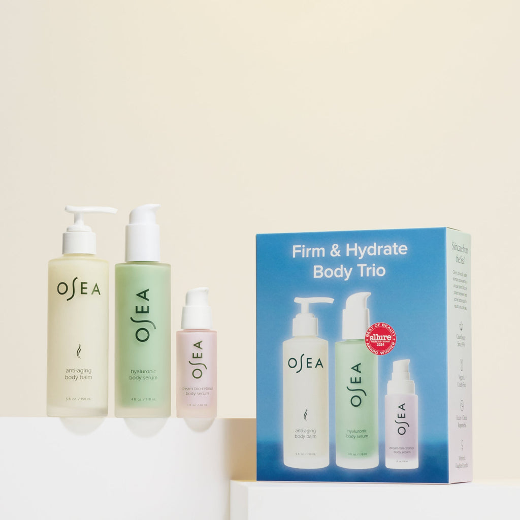 Home Essentials Firm and Hydrate Body Trio for daily home and personal routines with general everyday essentials