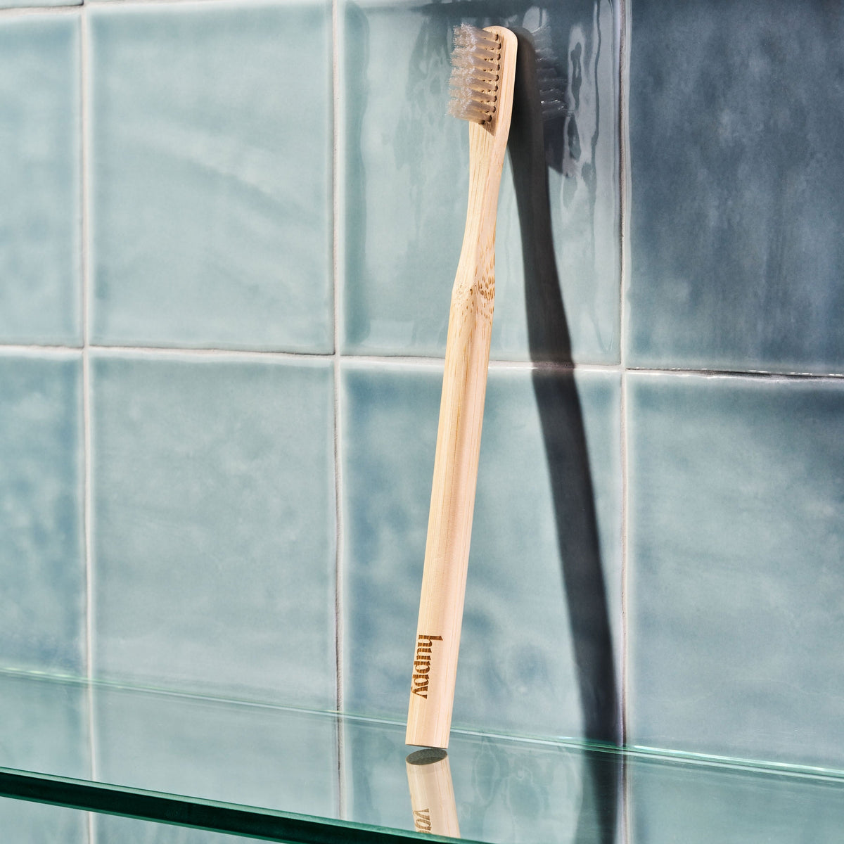 Daily Care Bamboo Toothbrush with Castor Oil Bristles for daily home and personal routines with oral care
