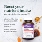 Routine Ready Fermented Vitamin D3, 2,000 IU for Immune, Heart and Bone Support for daily home and personal routines with general everyday essentials