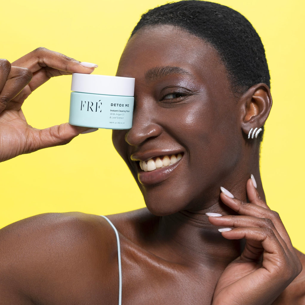 Routine Ready DETOX ME Instant Clearing Mask for daily home and personal routines with facial skin and sun care