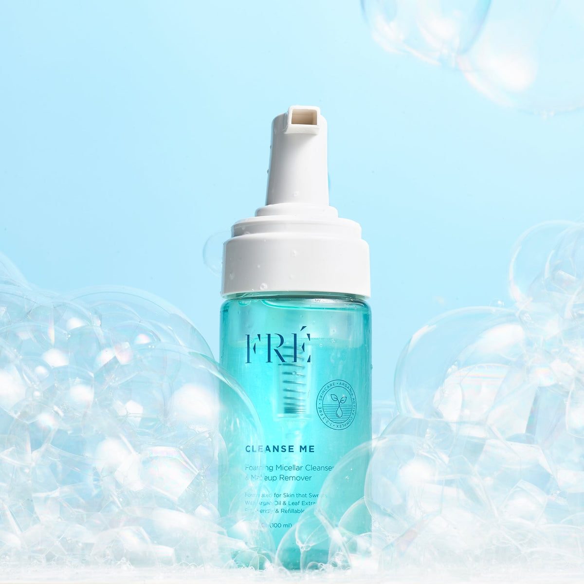 Routine Ready CLEANSE ME Foaming Micellar Water for daily home and personal routines with facial skin and sun care