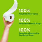 Practical Living 2-Ply Bathroom Tissue 240 sheets per roll for daily home and personal routines with cleaning laundry and paper products