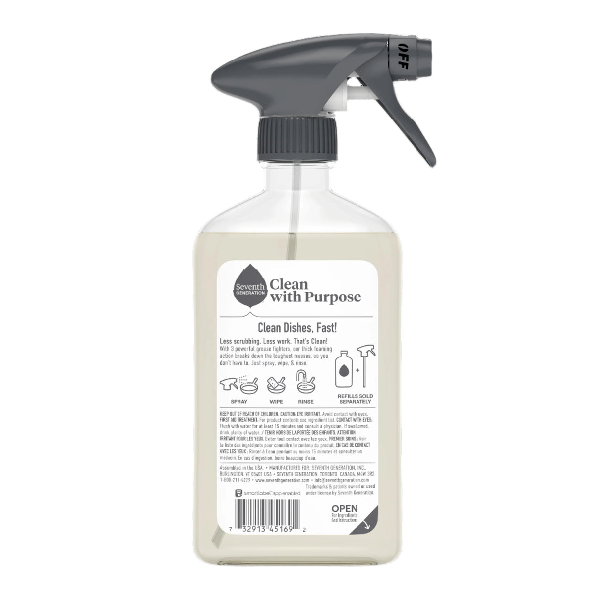 Practical Living Foaming Dish Spray for daily home and personal routines with cleaning laundry and paper products