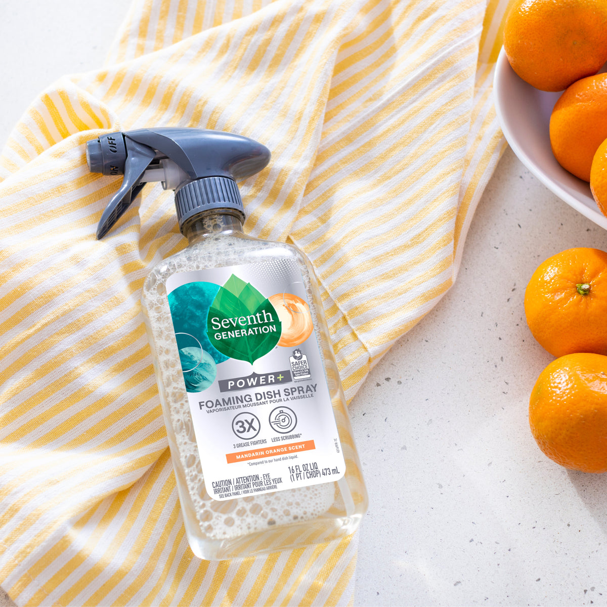 Practical Living Foaming Dish Spray for daily home and personal routines with cleaning laundry and paper products