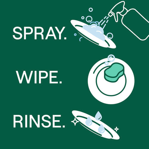 Practical Living Foaming Dish Spray for daily home and personal routines with cleaning laundry and paper products