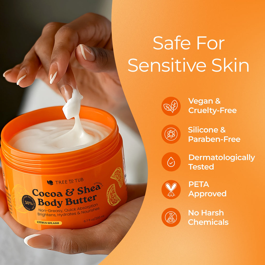 Home Essentials Cocoa and Shea Body Butter for daily home and personal routines with general everyday essentials
