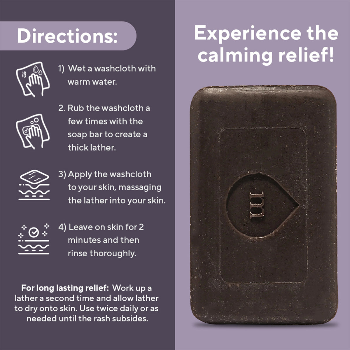 Home Essentials Eczema and Psoriasis Relief Soap for daily home and personal routines with bath body and hygiene