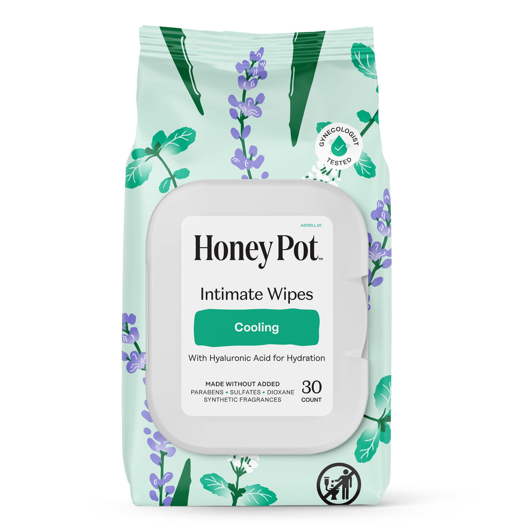 Cooling Intimate Wipes - Herbal Infusion