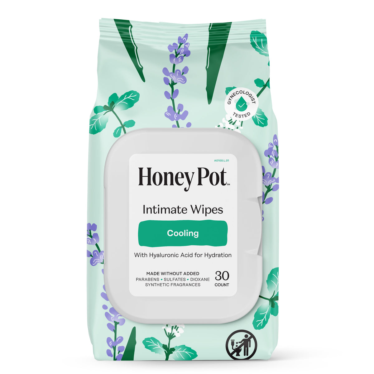 Cooling Intimate Wipes - Herbal Infusion