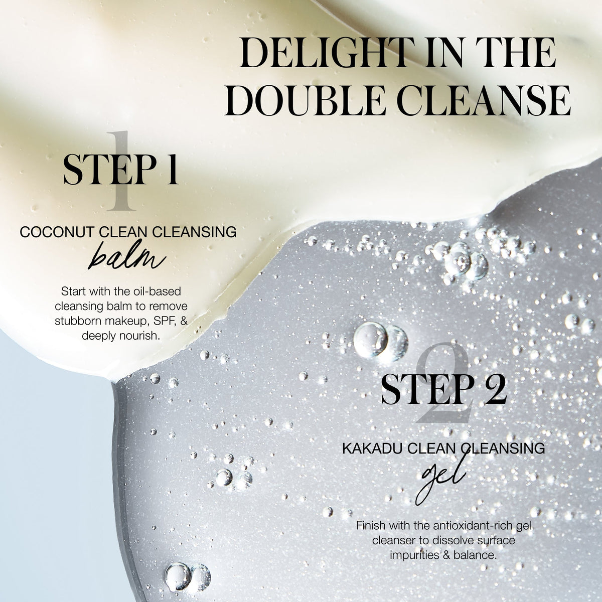 Routine Ready Kakadu Clean Cleansing Gel for daily home and personal routines with facial skin and sun care