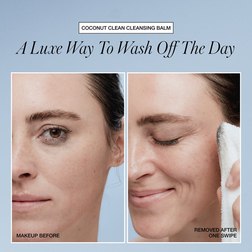 Routine Ready Coconut Clean Cleansing Balm for daily home and personal routines with facial skin and sun care