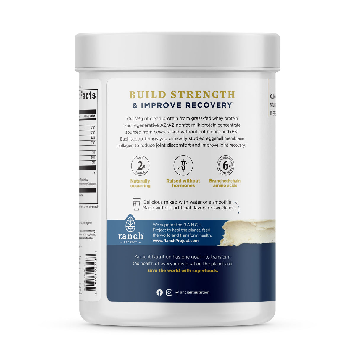 Daily Care Grassfed Whey Protein, Vanilla Bean Flavor for daily home and personal routines with general everyday essentials
