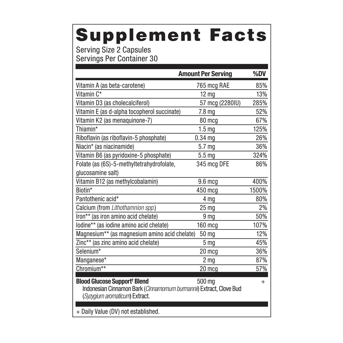Routine Ready Ancient Multi Blood Sugar Support Capsules for daily home and personal routines with general everyday essentials