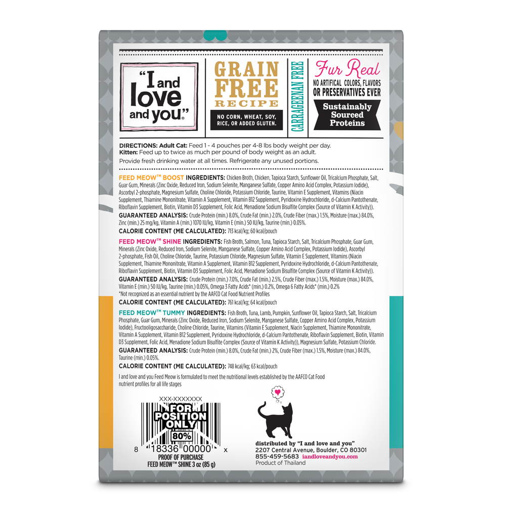 Home Essentials Feed Meow Variety Pack Grain-included Chunks In Gravy Wet Cat Food for daily home and personal routines with pet care treats and accessories