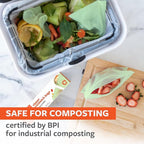 Everyday Home Compostable Zipper Snack Bags for daily home and personal routines with cookware food storage and kitchen tools