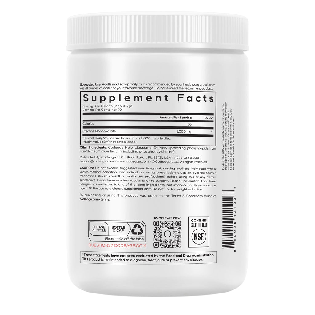 Daily Care Liposomal Creatine Monohydrate Large for daily home and personal routines with general everyday essentials