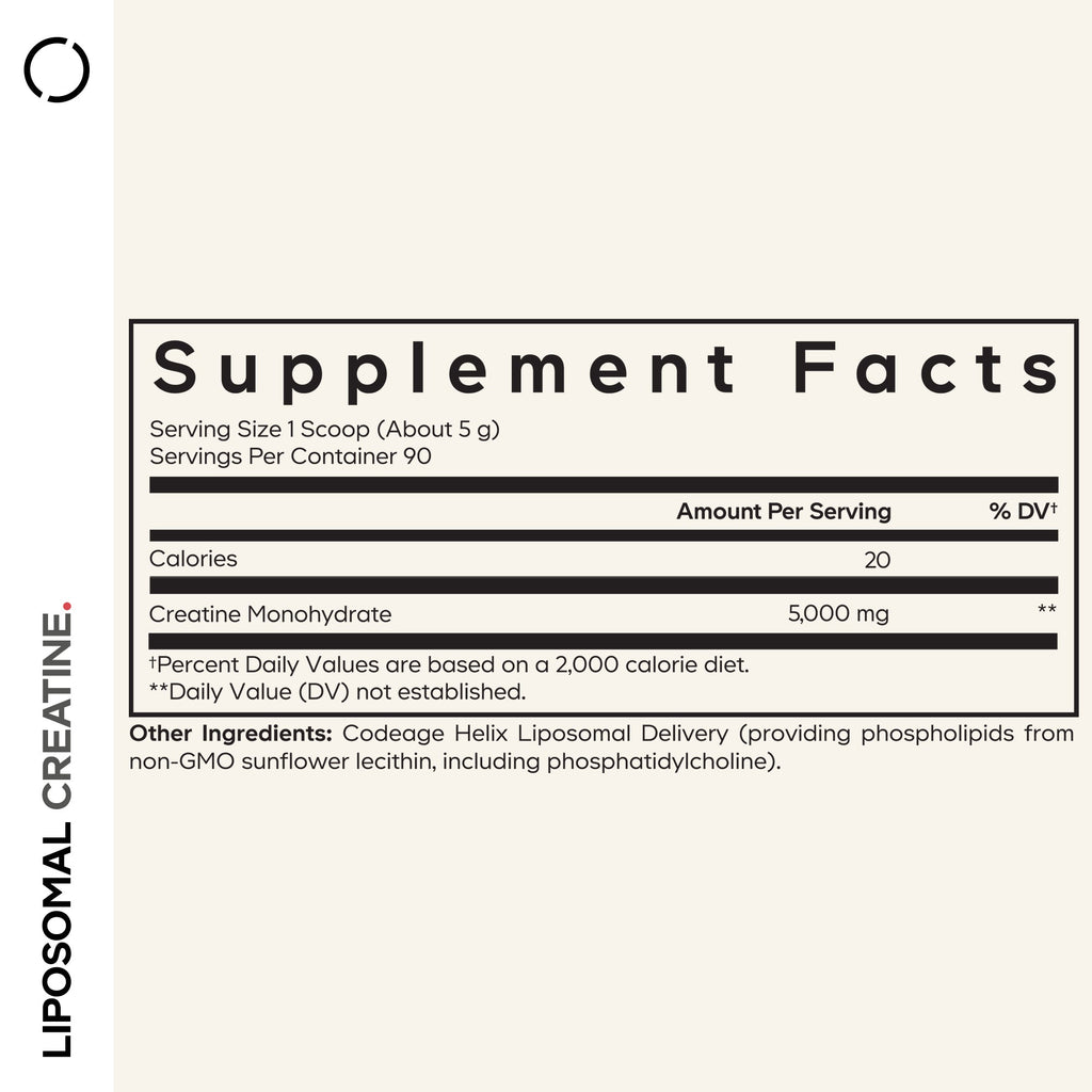 Daily Care Liposomal Creatine Monohydrate Large for daily home and personal routines with general everyday essentials