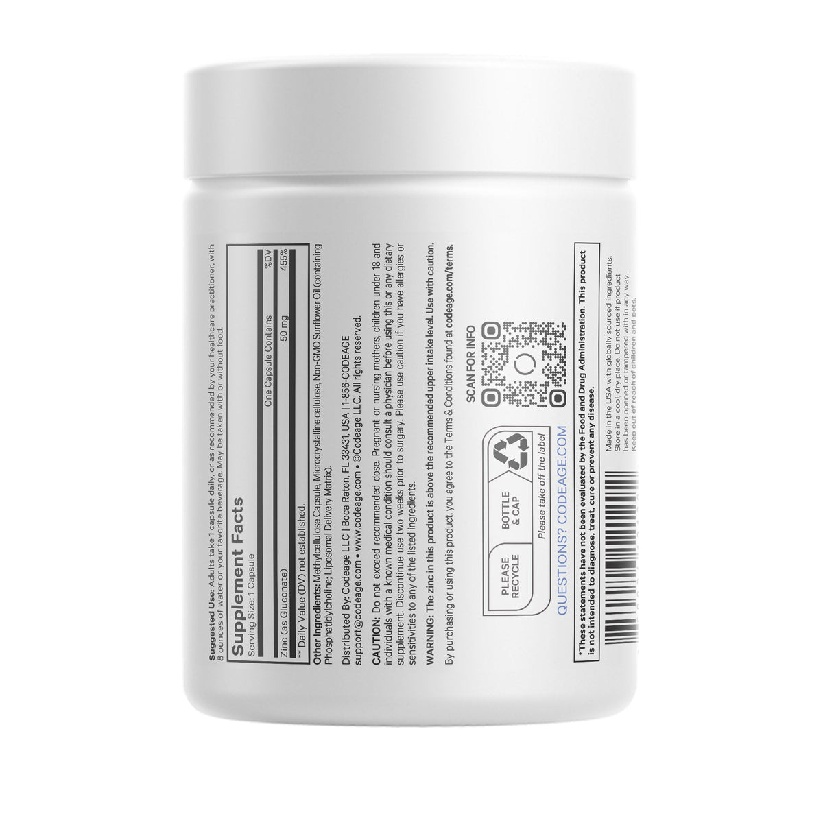 Daily Care Liposomal Zinc for daily home and personal routines with general everyday essentials