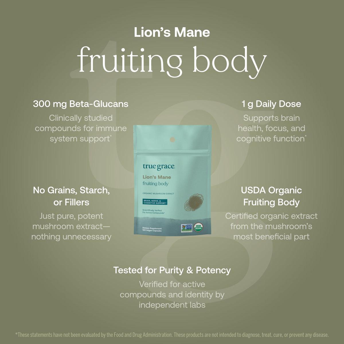 Daily Care Lion s Mane Capsules - Refill Pouch for daily home and personal routines with general everyday essentials