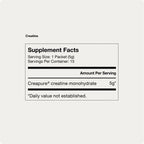 Daily Care Creatine - Creapure - Single Serve for daily home and personal routines with general everyday essentials