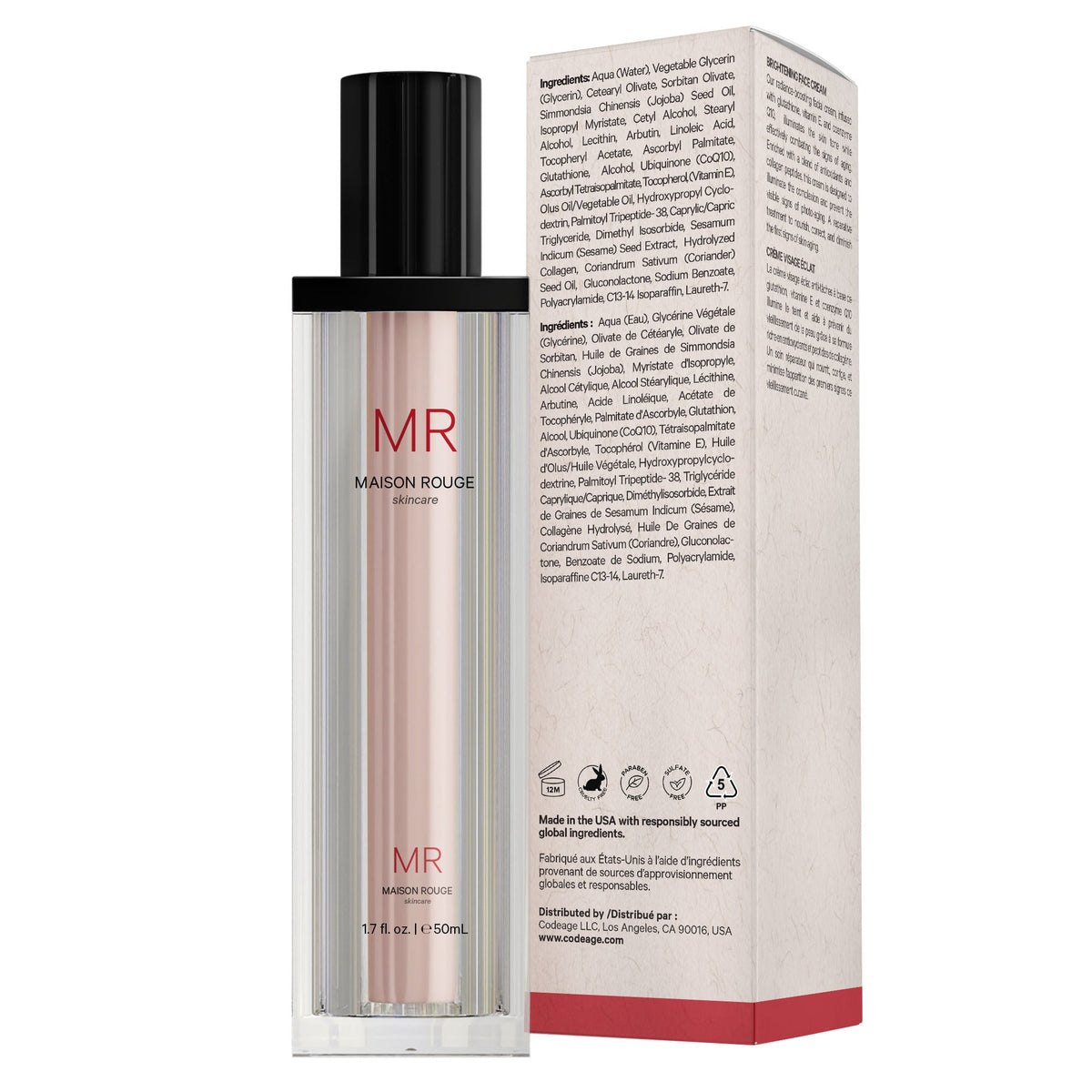 Practical Living Brightening Face Cream for daily home and personal routines with facial skin and sun care