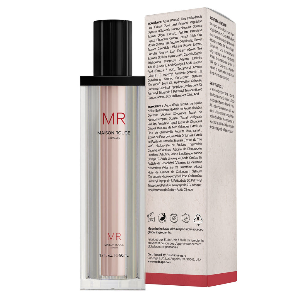Everyday Home Brightening Face Serum for daily home and personal routines with facial skin and sun care