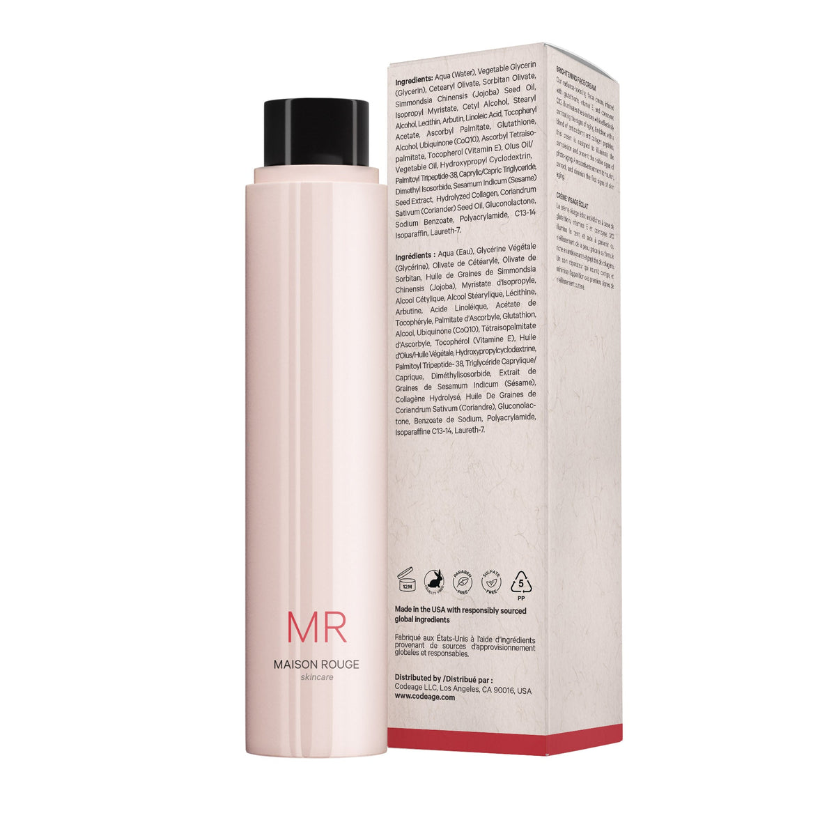 Home Essentials Brightening Face Cream· Refill for daily home and personal routines with facial skin and sun care