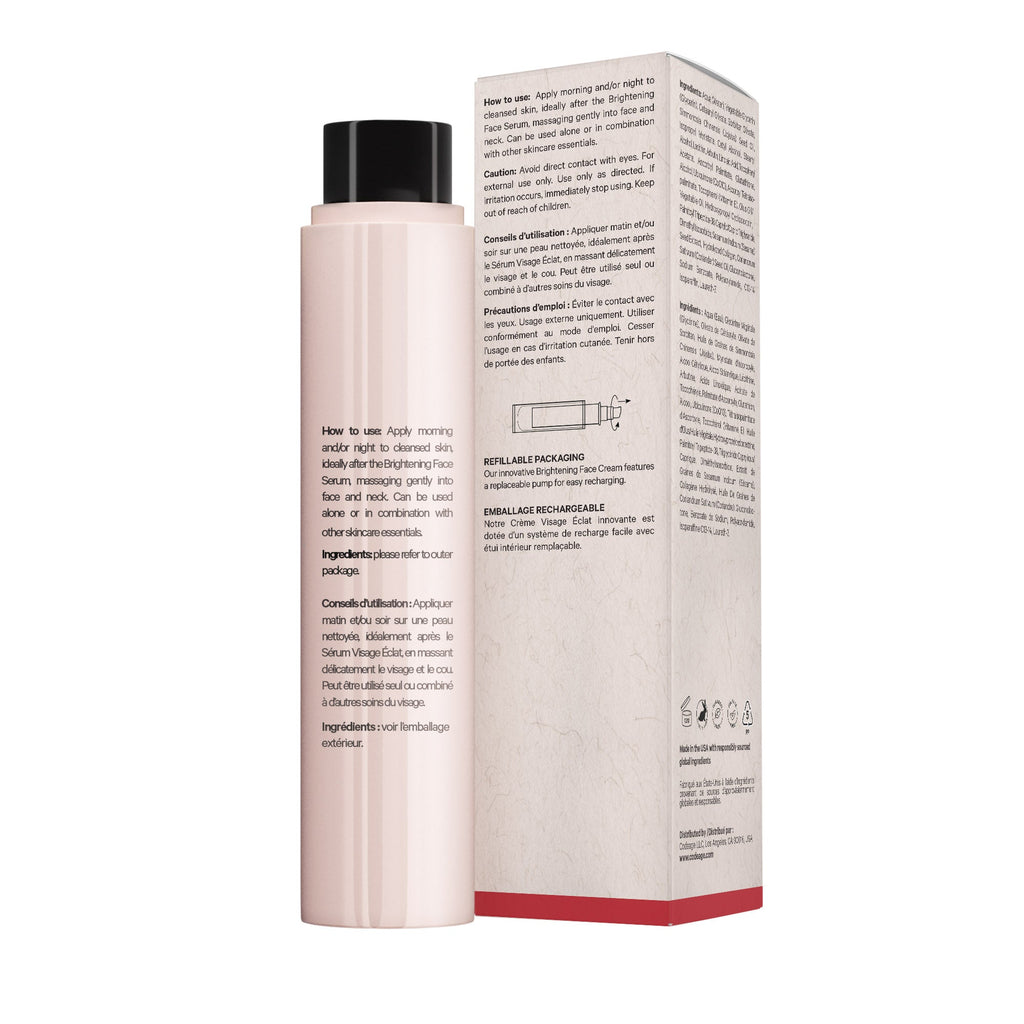 Home Essentials Brightening Face Cream· Refill for daily home and personal routines with facial skin and sun care