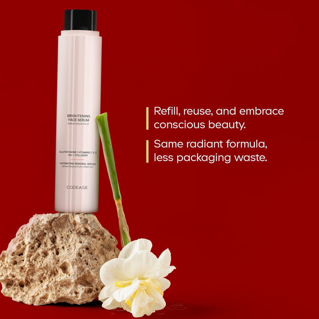Daily Care Brightening Face Serum - Refill for daily home and personal routines with facial skin and sun care